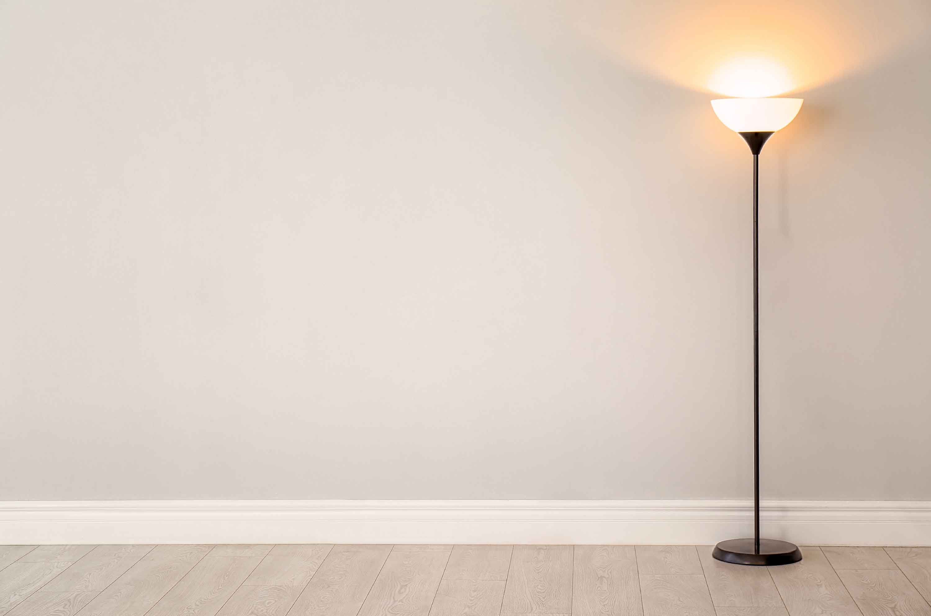 lampada da terra per interni 